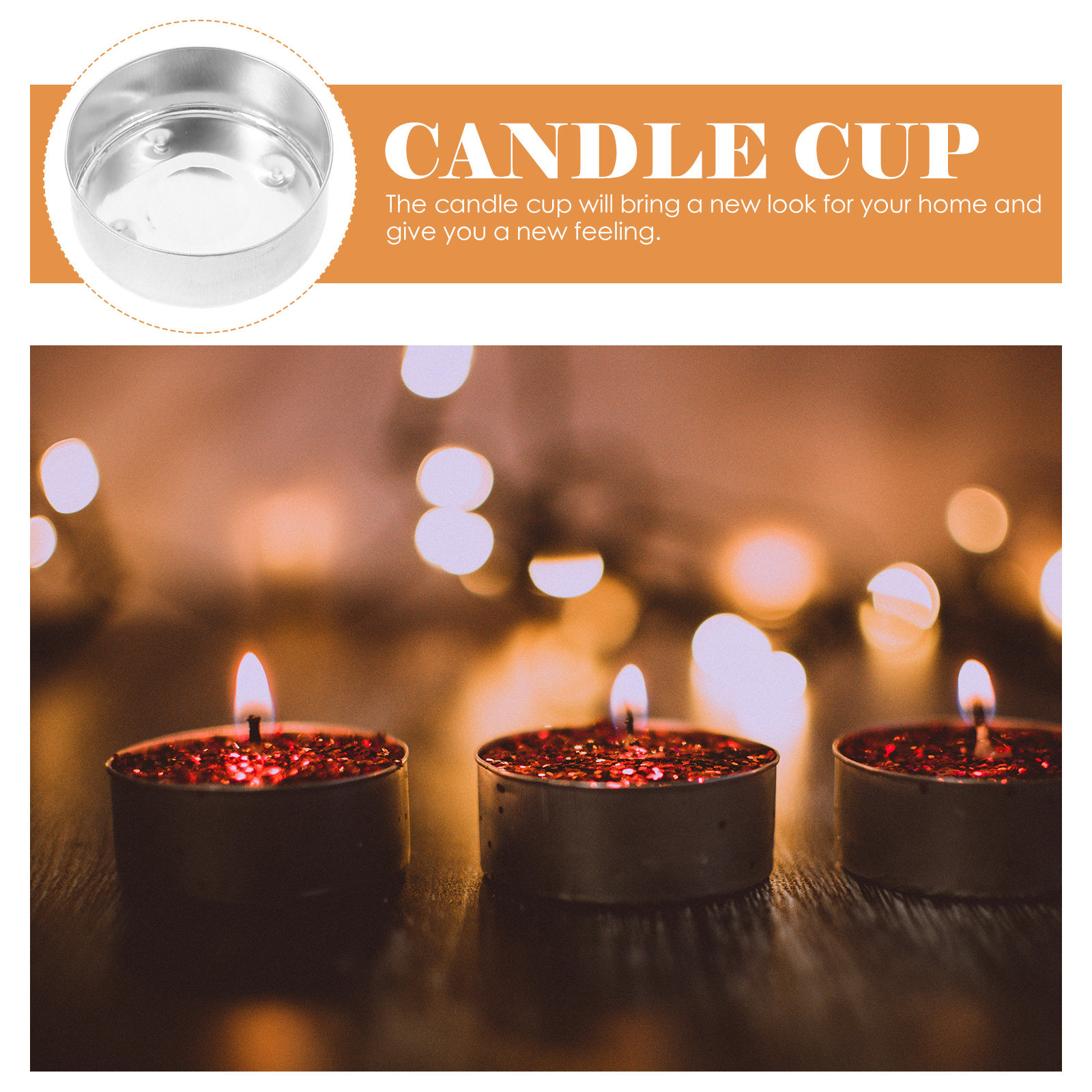 Diy Electronics - 30Pcs Electronic Tealight Cups Simple Metal