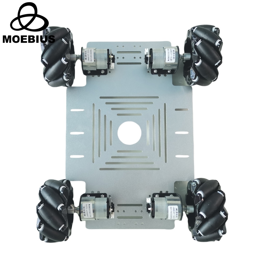 25KG Load 4WD Mecanum Wheel Ro - Diy Robot Electronics Kit 评论和价格