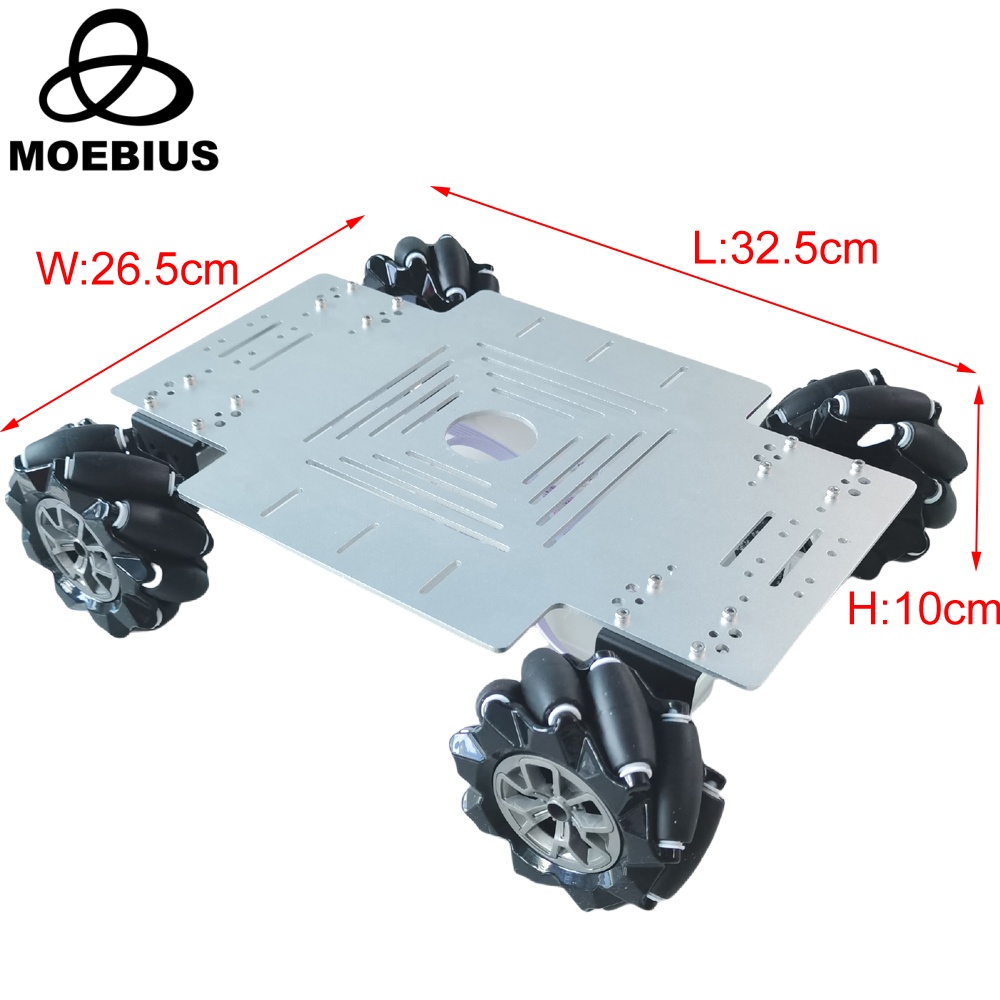 25KG Load 4WD Mecanum Wheel Ro - Diy Robot Electronics Kit 评论和价格