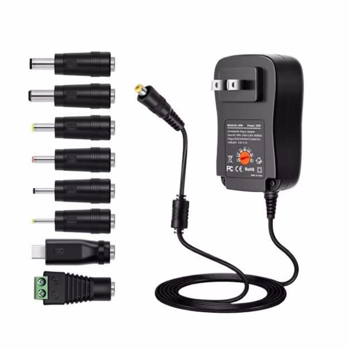 30W Universal Power Adapter Ad - Dc Power Supply Variable 评论和价格