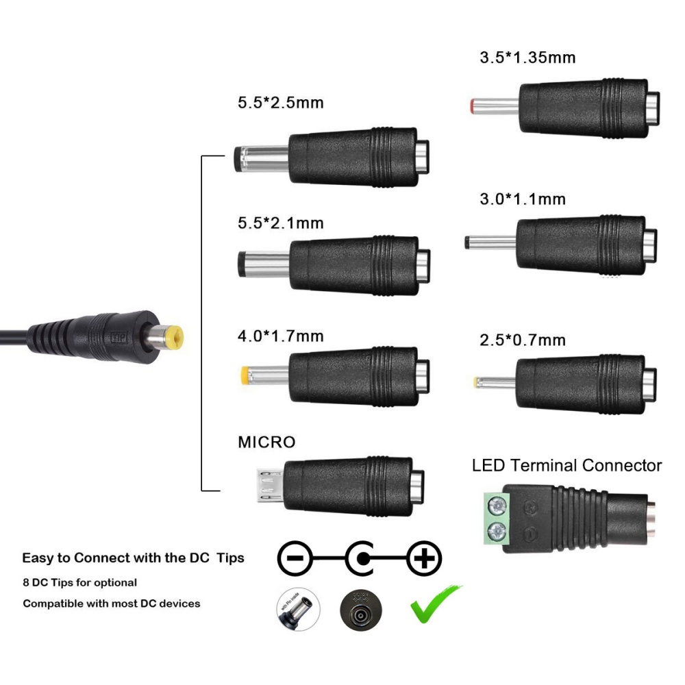 30W Universal Power Adapter Ad - Dc Power Supply Variable 评论和价格