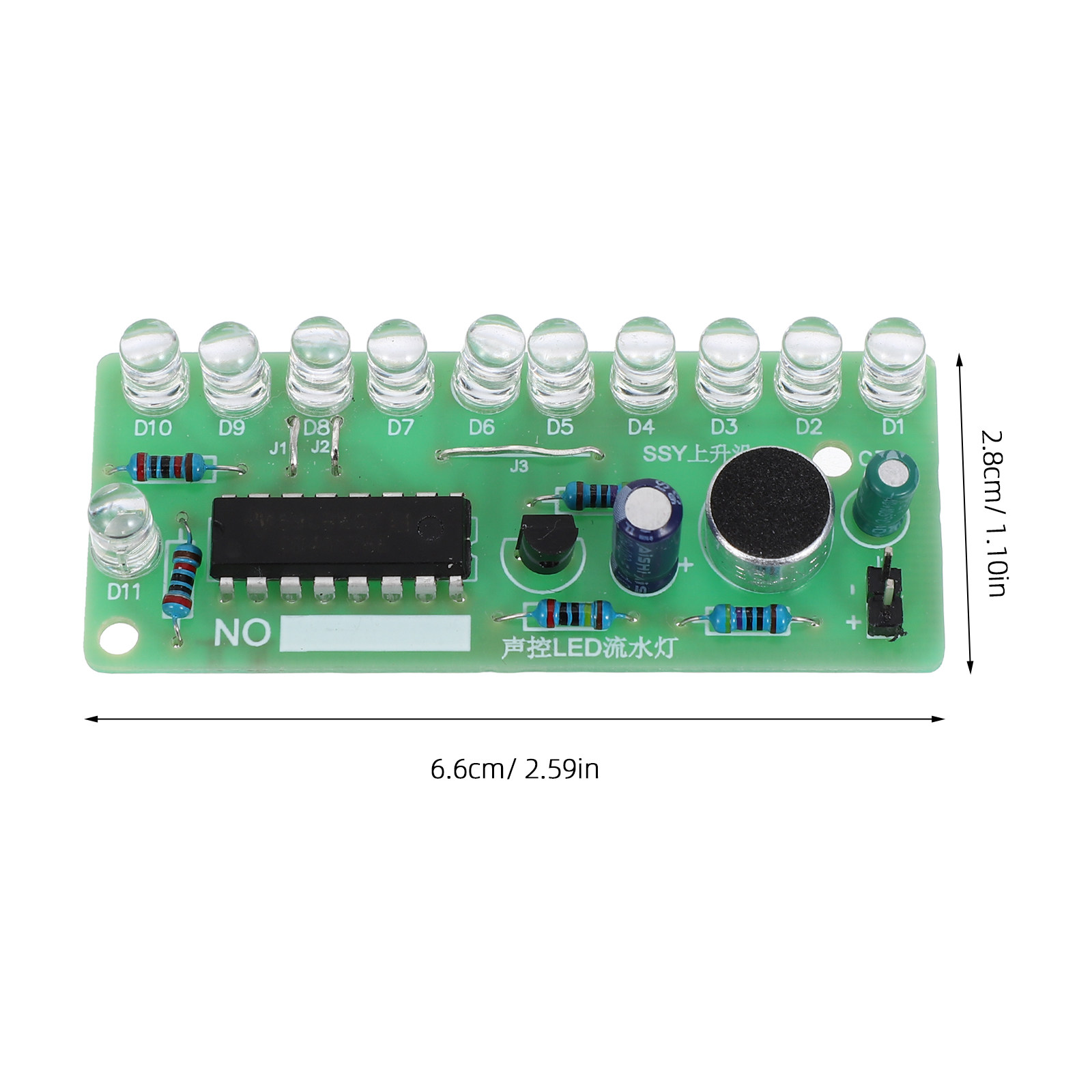 2Set Sound Control LED Flow Li - Diy Electronics For Beginners 评论和价格