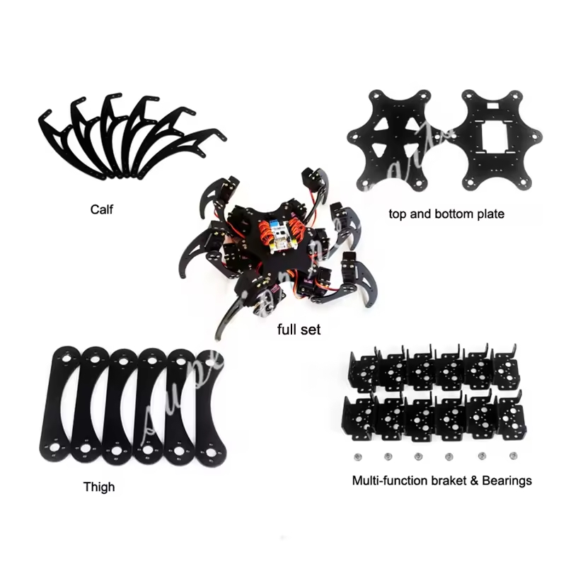 18 DOF Aluminium Hexapod Spide - Diy Robot Electronics Kit 评论和价格