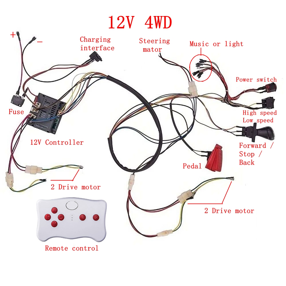 Child electric car DIY modifie - Diy Electronics Button 评论和价格
