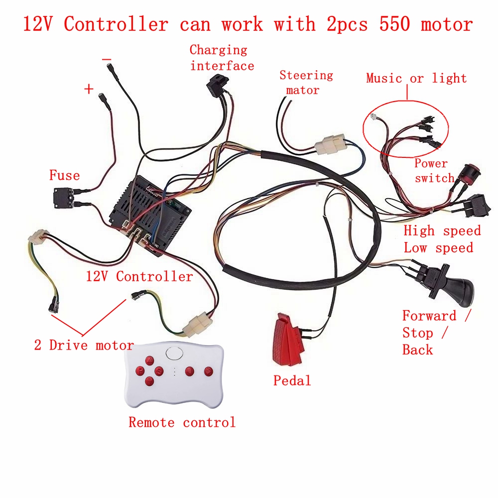 Child electric car DIY modifie - Diy Electronics Button 评论和价格