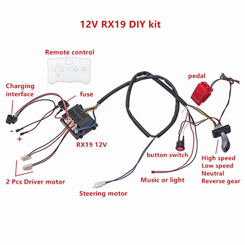 Child electric car DIY modifie - Diy Electronics Button 评论和价格