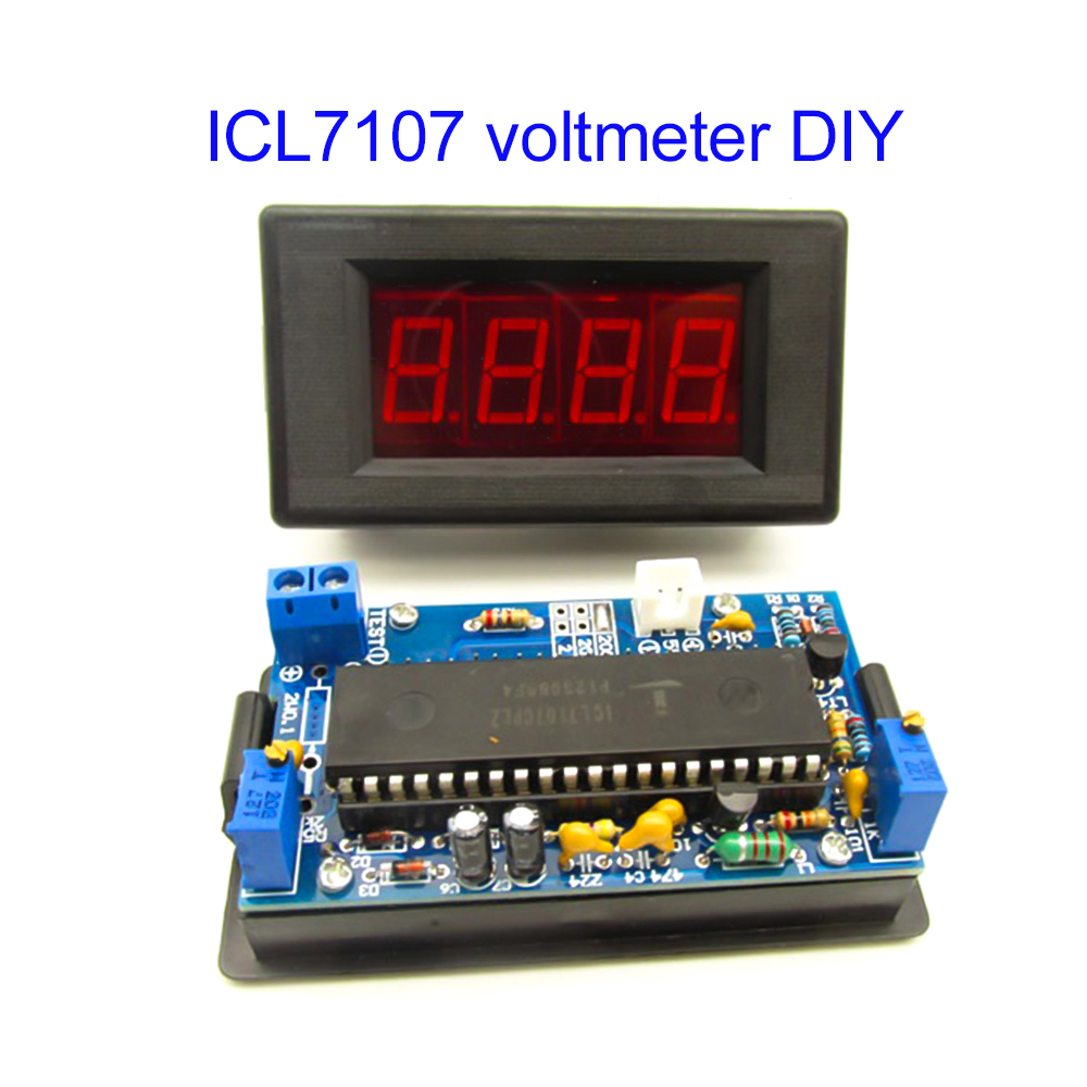 ICL7107 Voltmeter DIY Kit Part - Diy Electronics For Beginners 评论和价格