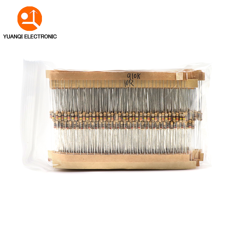 860pcs 1/4W Carbon Film Resist - Resistor Kit 1 4W 评论和价格