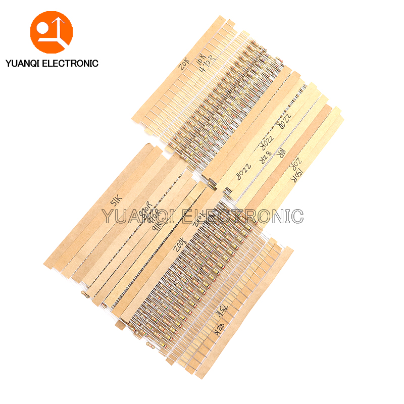 860pcs 1/4W Carbon Film Resist - Resistor Kit 1 4W 评论和价格