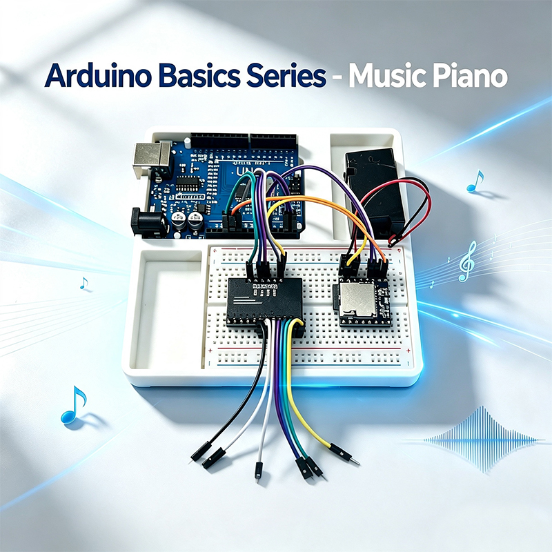 Arduino Basics Series Music Pi - Diy Electronics Kits For Beginners 评论和价格