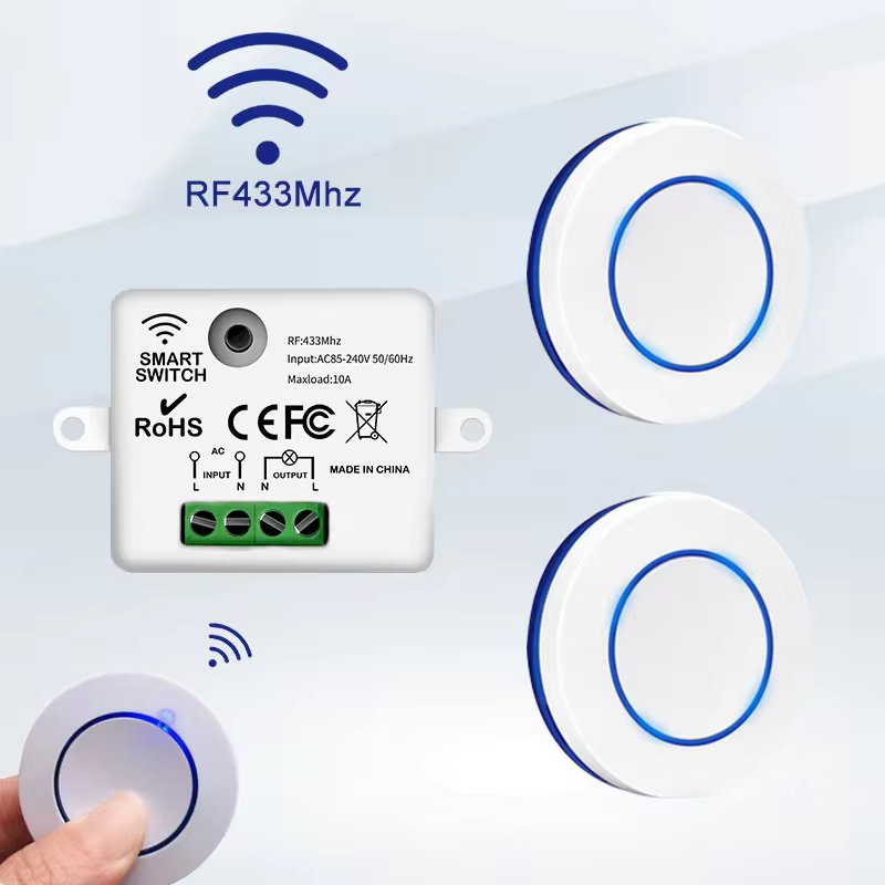 RF 433MHz Wireless Remote Cont - Diy Electronics Button 评论和价格
