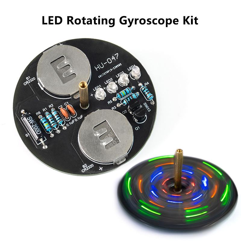 LED Spinning Top Electronics D - Diy Electronics Kits For Beginners 评论和价格
