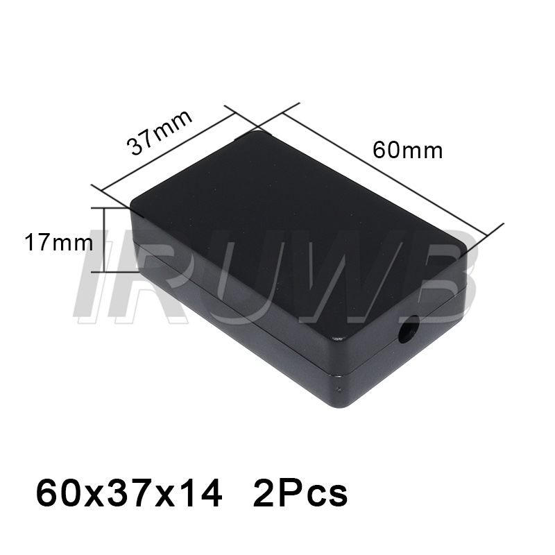 2PCS Plastic Waterproof Black  - Diy Waterproof Electronics 评论和价格