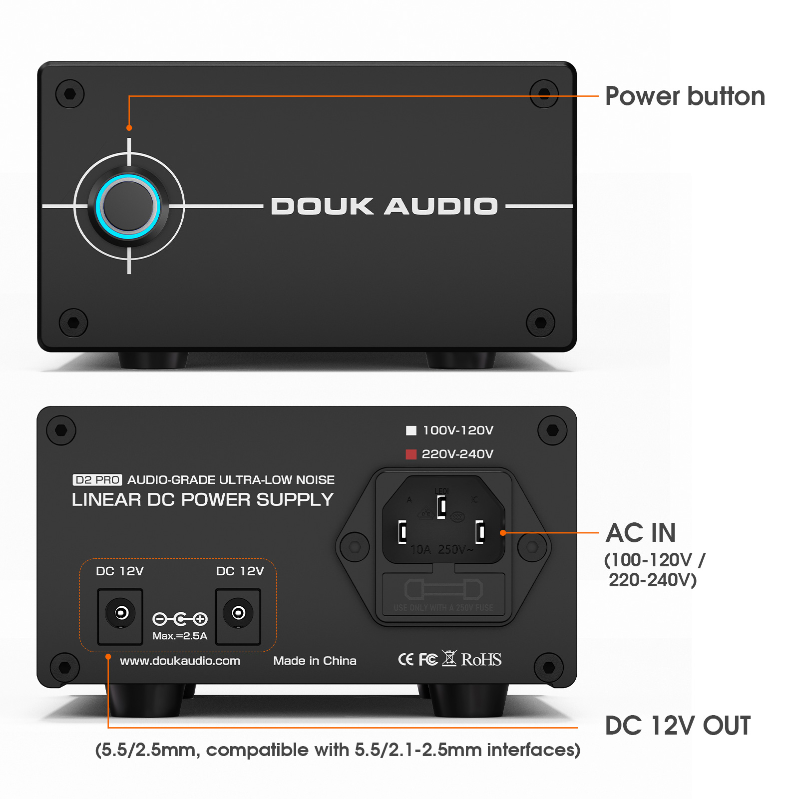 Douk Audio DC 12V 35W Regulate - Dc Power Supply Variable 评论和价格