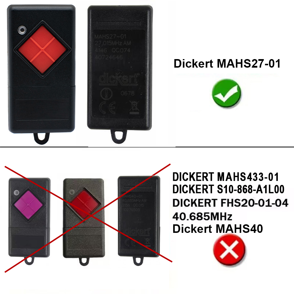 100% Compatible DICKERT 27 mhz - Diy Electronics Button 评论和价格