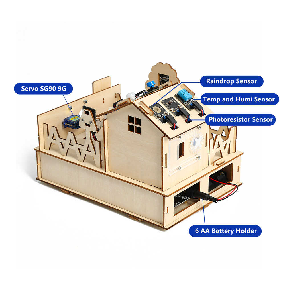 ACEBOTT DIY Smart Home Kit for - Arduino Uno Starter Kit 评论和价格
