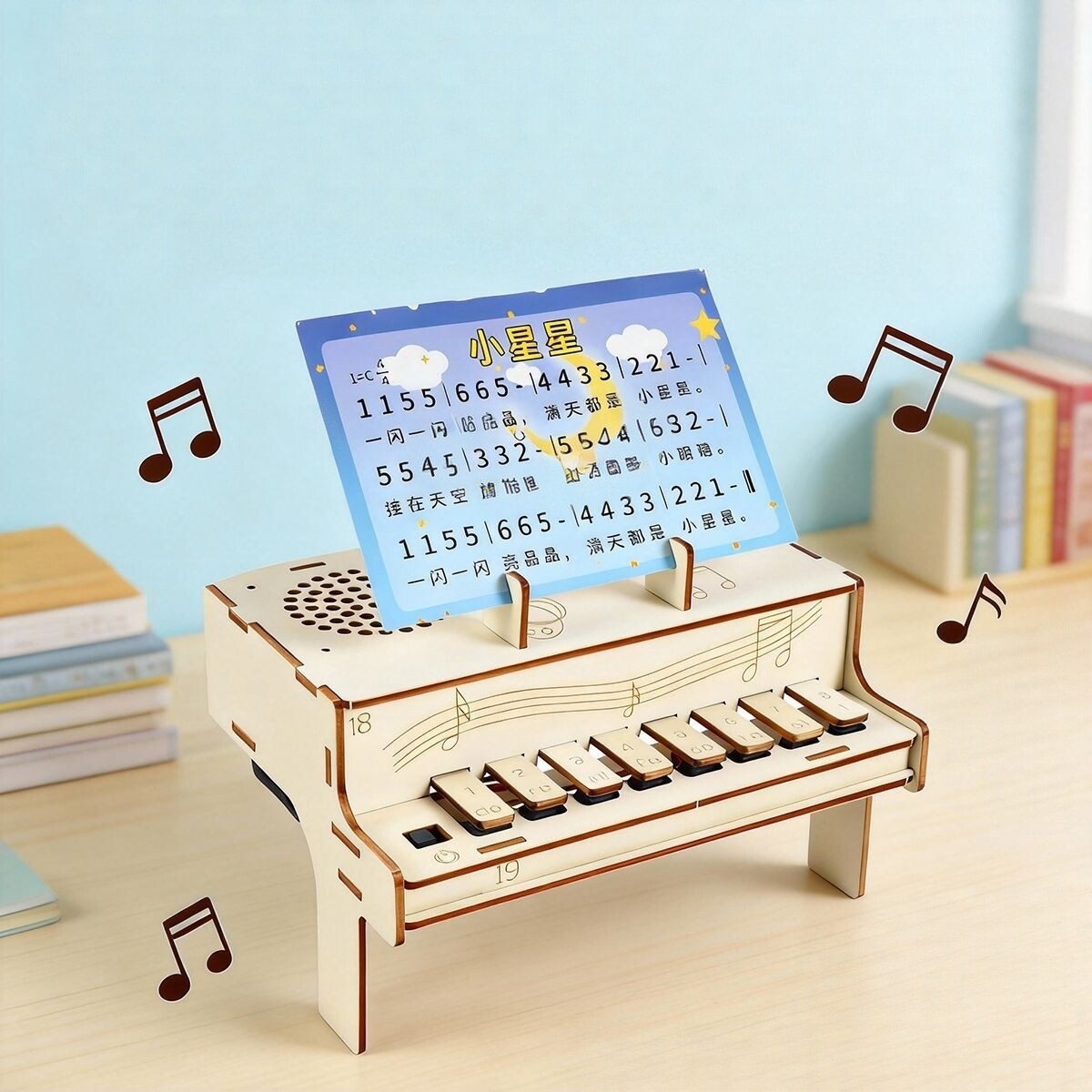 DIY Wooden Electronic Piano Mo - Diy Electronics For Beginners 评论和价格