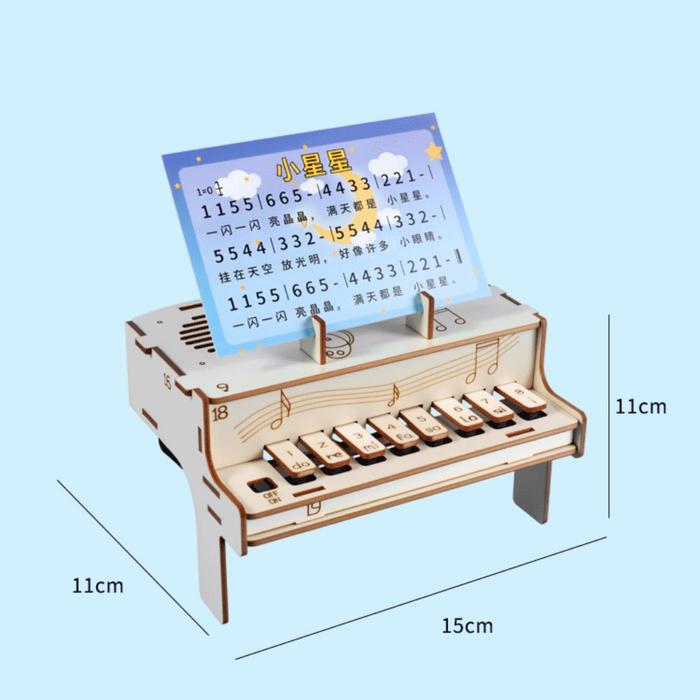 DIY Wooden Electronic Piano Mo - Diy Electronics For Beginners 评论和价格