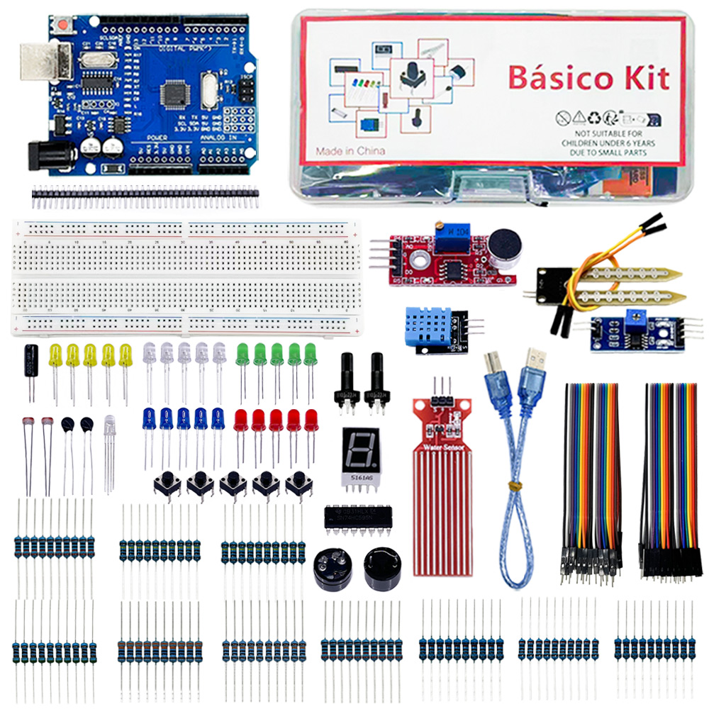 Elecrtonics Fun Basico Kit For - Arduino Uno Starter Kit 评论和价格