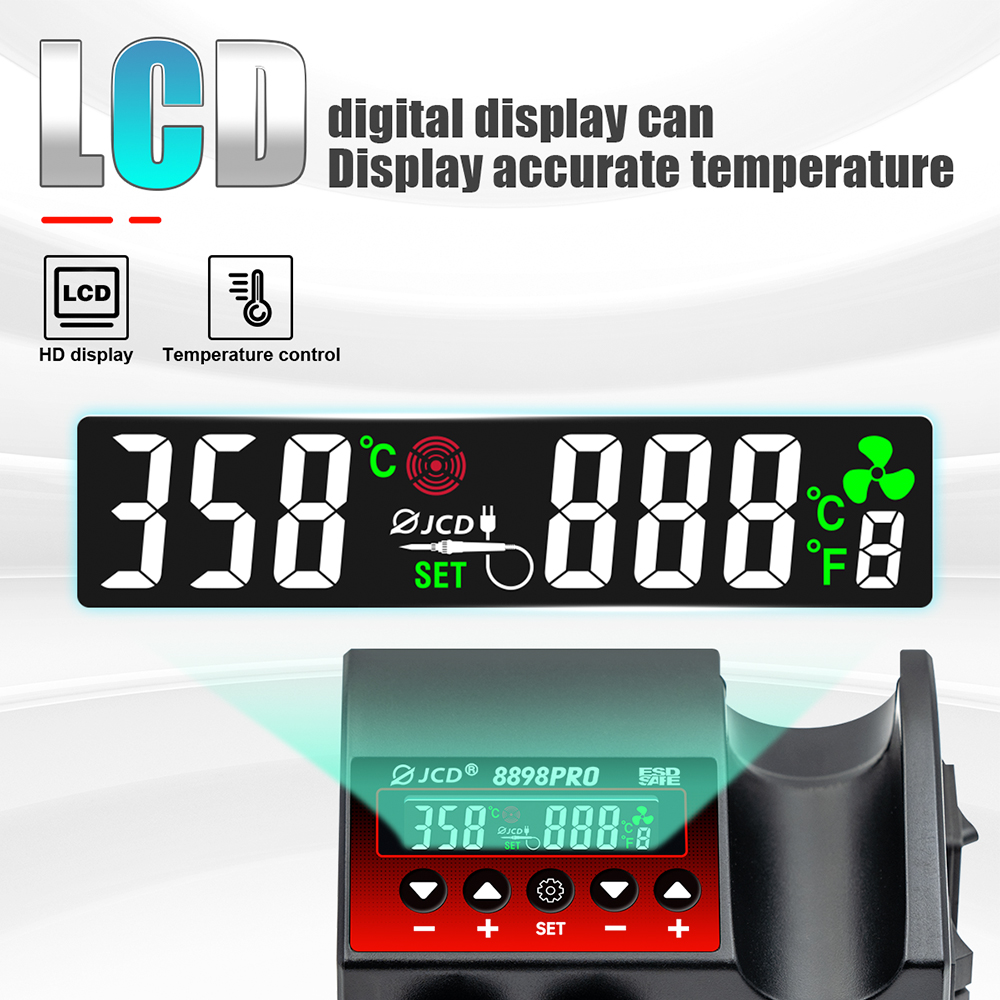JCD 8898Pro Soldering Station  - Diy Electronics Tools 评论和价格