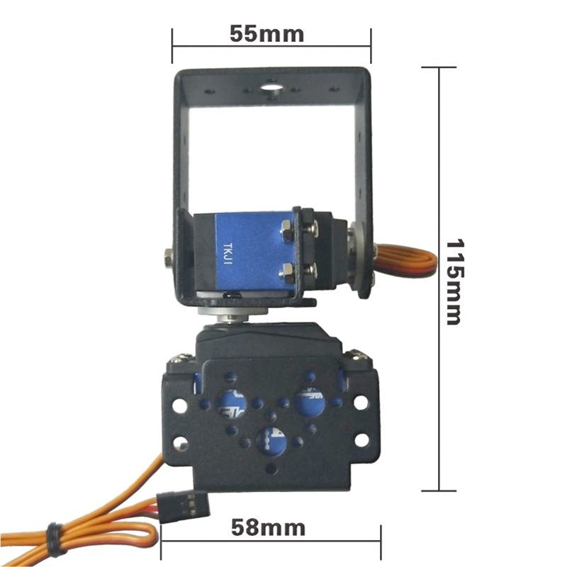 2 DOF Robotic Pan And Tilt Ser - Diy Robot Electronics Kit 评论和价格