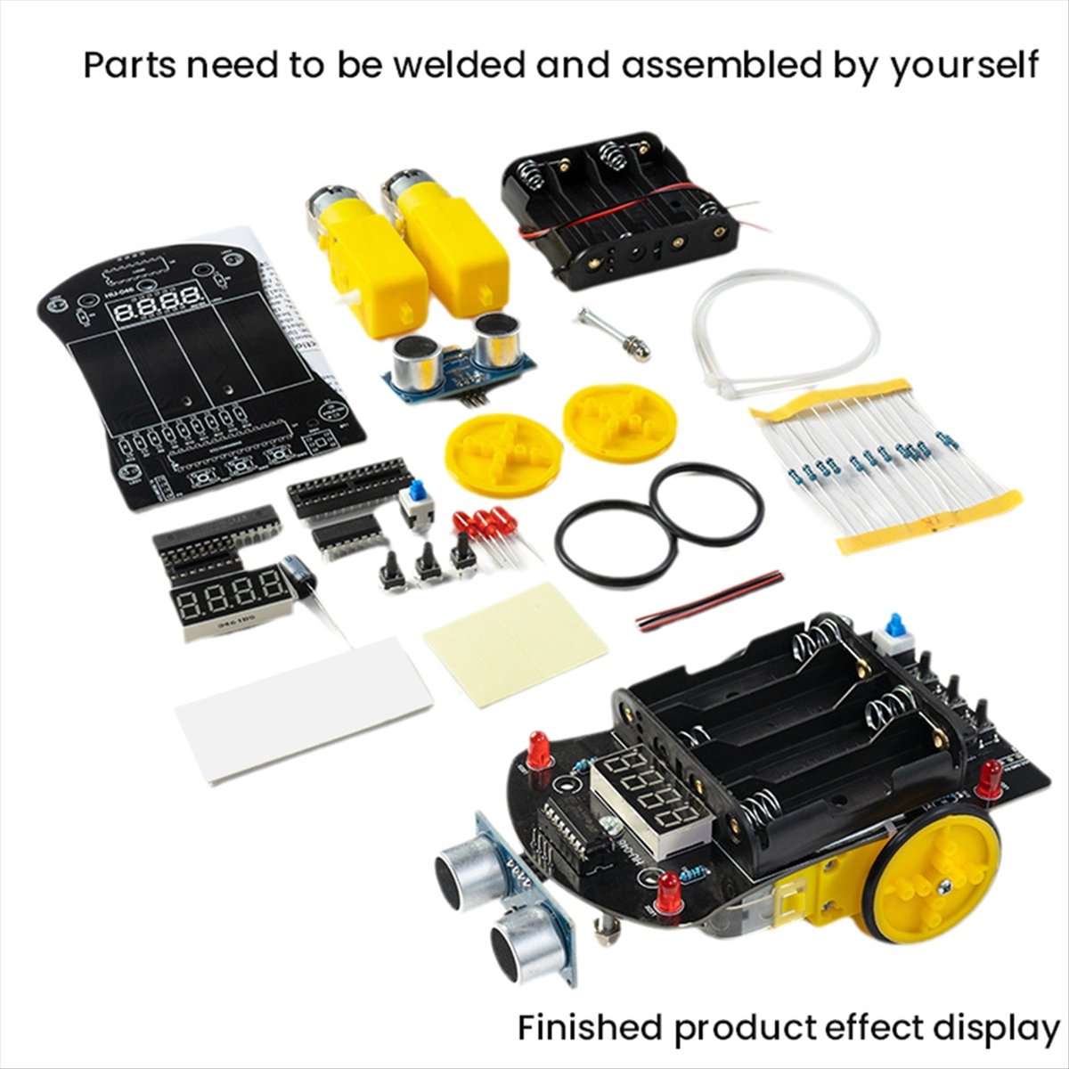A40I  Car DIY Electronic Kit 5 - Diy Robot Electronics Kit 评论和价格