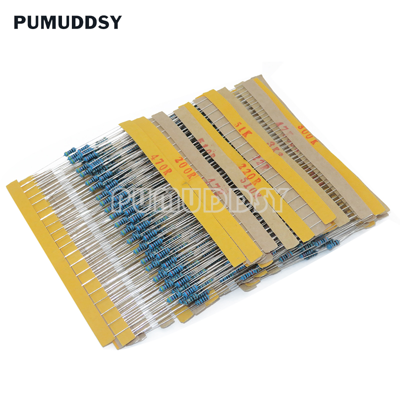 600pcs/set 30 Kinds 1/4W Resis - Resistor Kit 1 4W 评论和价格