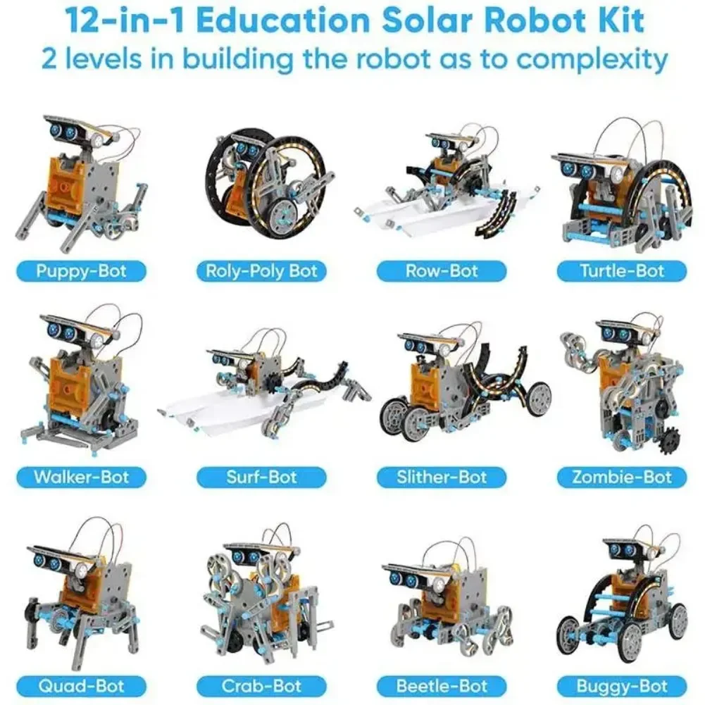 13 in 1 Solar Powered Robot Sc - Diy Robot Electronics Kit 评论和价格