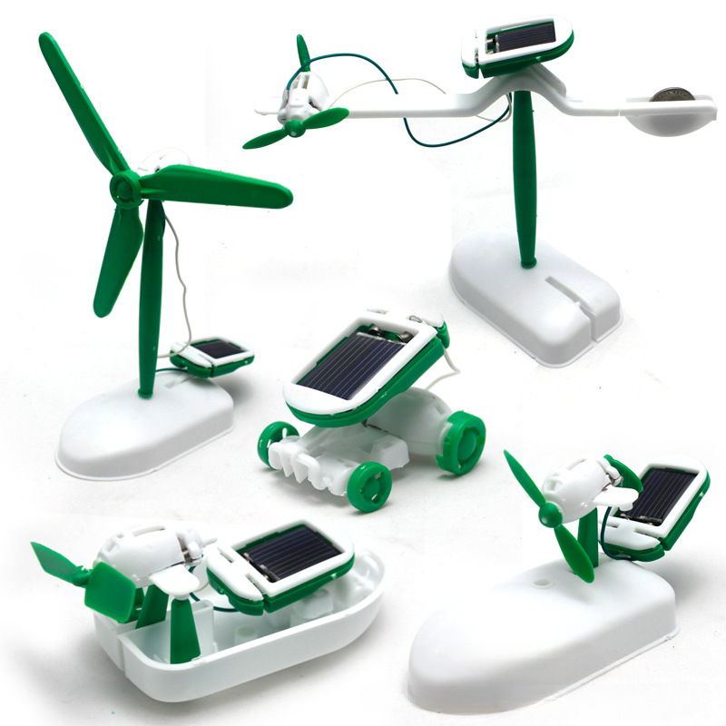 6-In-1 Solar-Power Robot Kit A - Diy Robot Electronics Kit 评论和价格