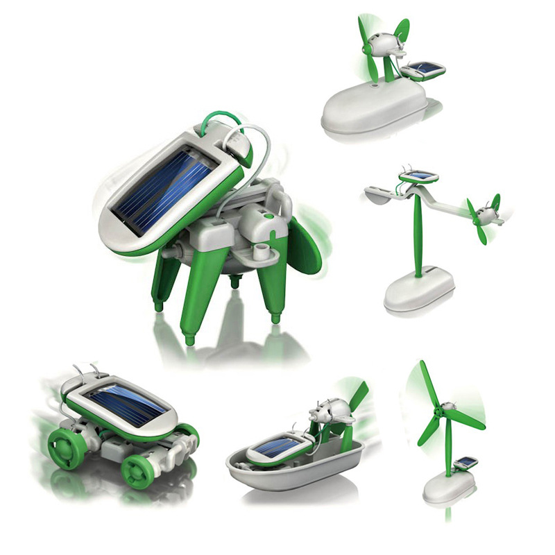 6-In-1 Solar-Power Robot Kit A - Diy Robot Electronics Kit 评论和价格