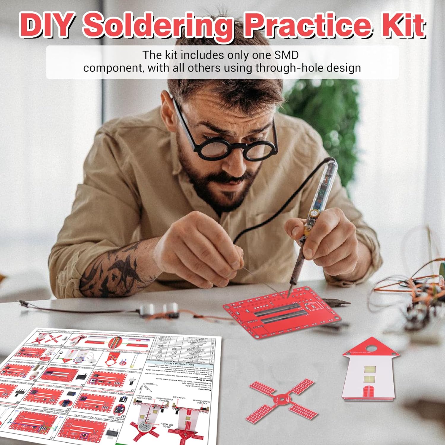DIY Windmill Soldering Practic - Diy Electronics Kits For Beginners 评论和价格
